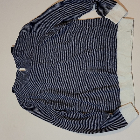 J.Crew Wool Blend Striped Jeweled Peter Pan Collar Sweater Small - Picture 12 of 14